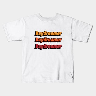 Daydreamer colorful typography design Kids T-Shirt